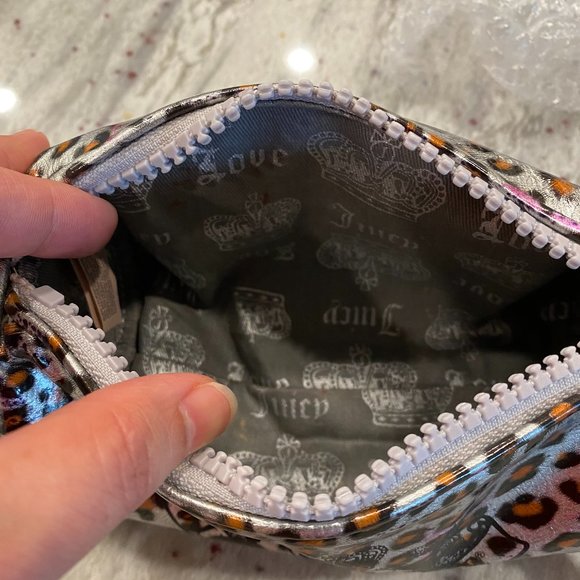 Cheetah Print Juicy Couture Cosmetic Bag - Picture 2 of 3